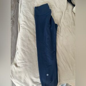 Lululemon Navy Blue Leggings 23 inch Wunder Train
